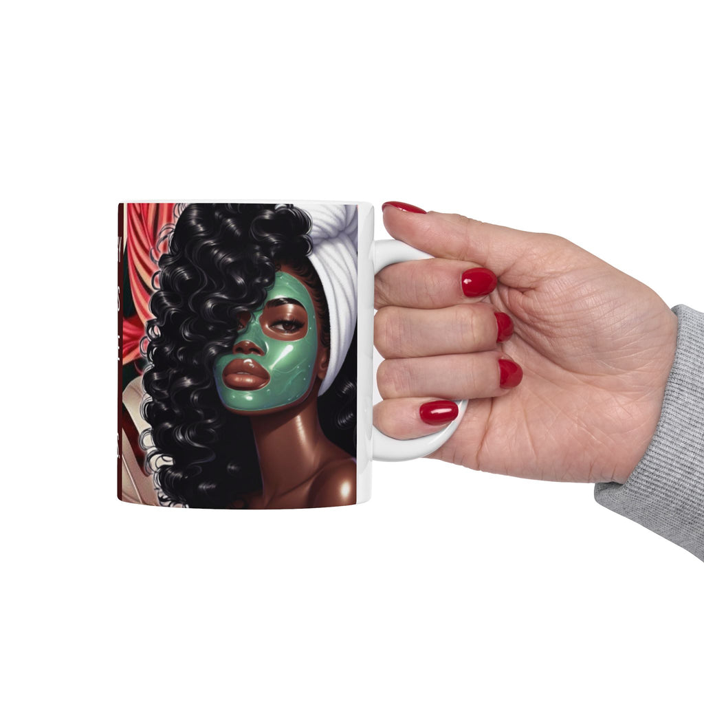 Energy Flows Where Love Grows Ceramic Mug
