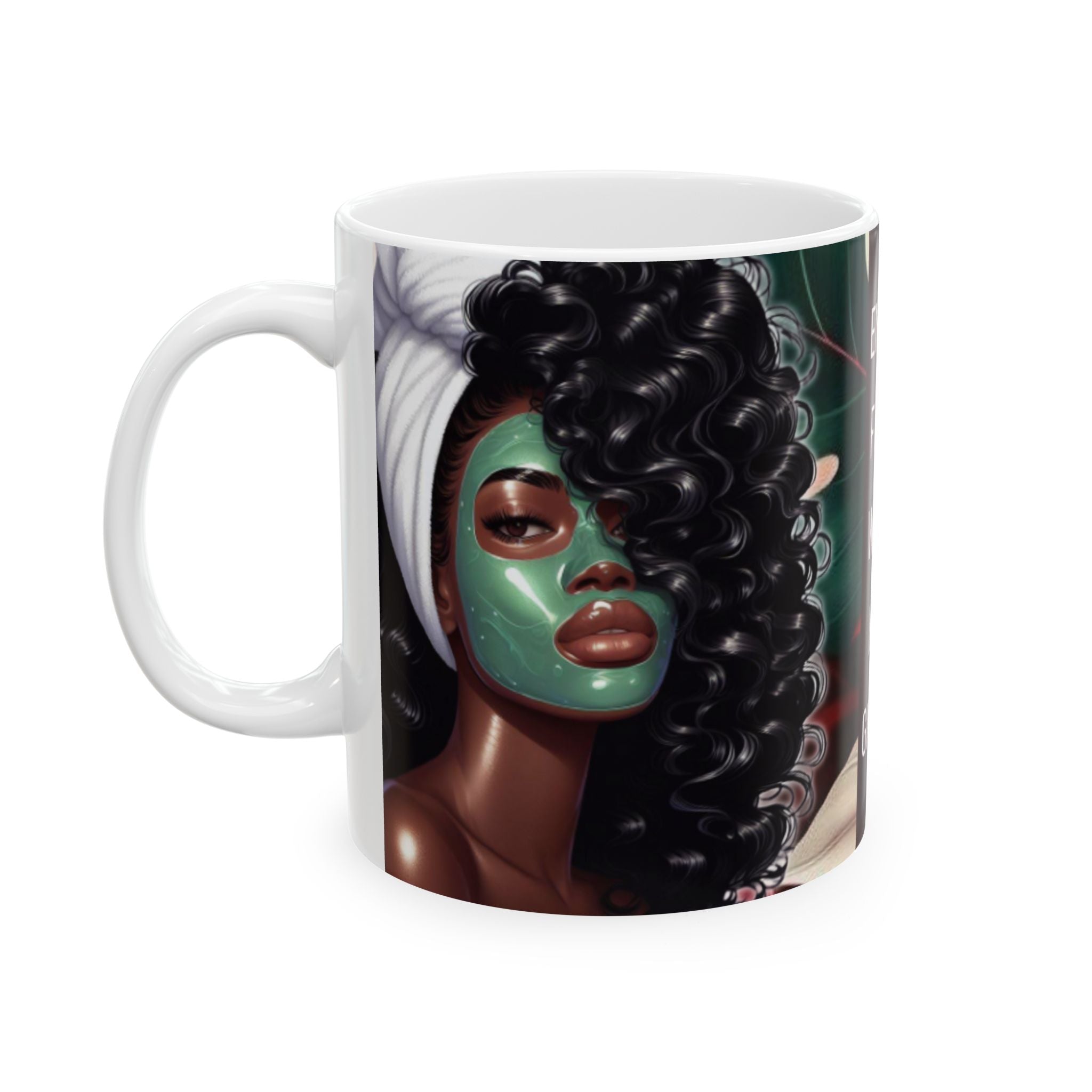 Energy Flows Where Love Grows Ceramic Mug