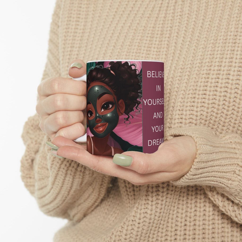 "Believe in Yourself and Your Dreams" Children's Inspirational Mug