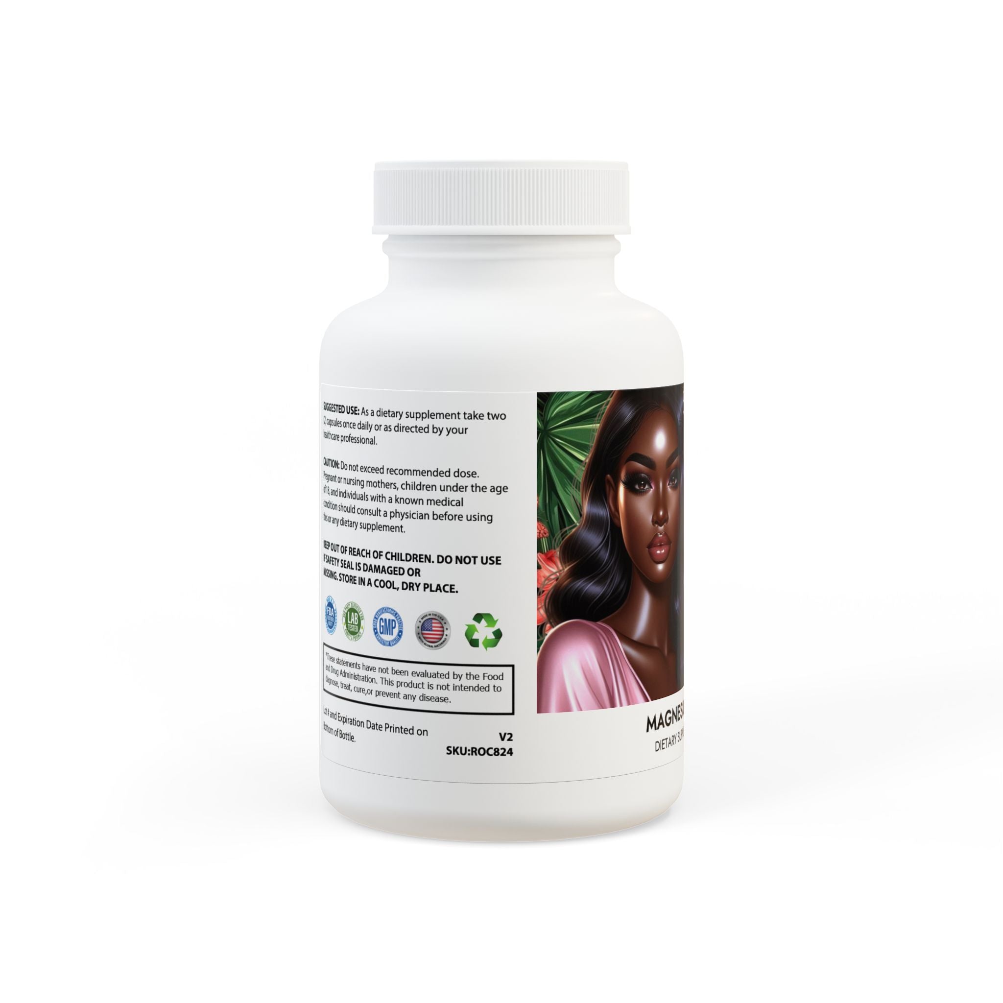 Magnesium Glycinate Supplement (60 Capsules)