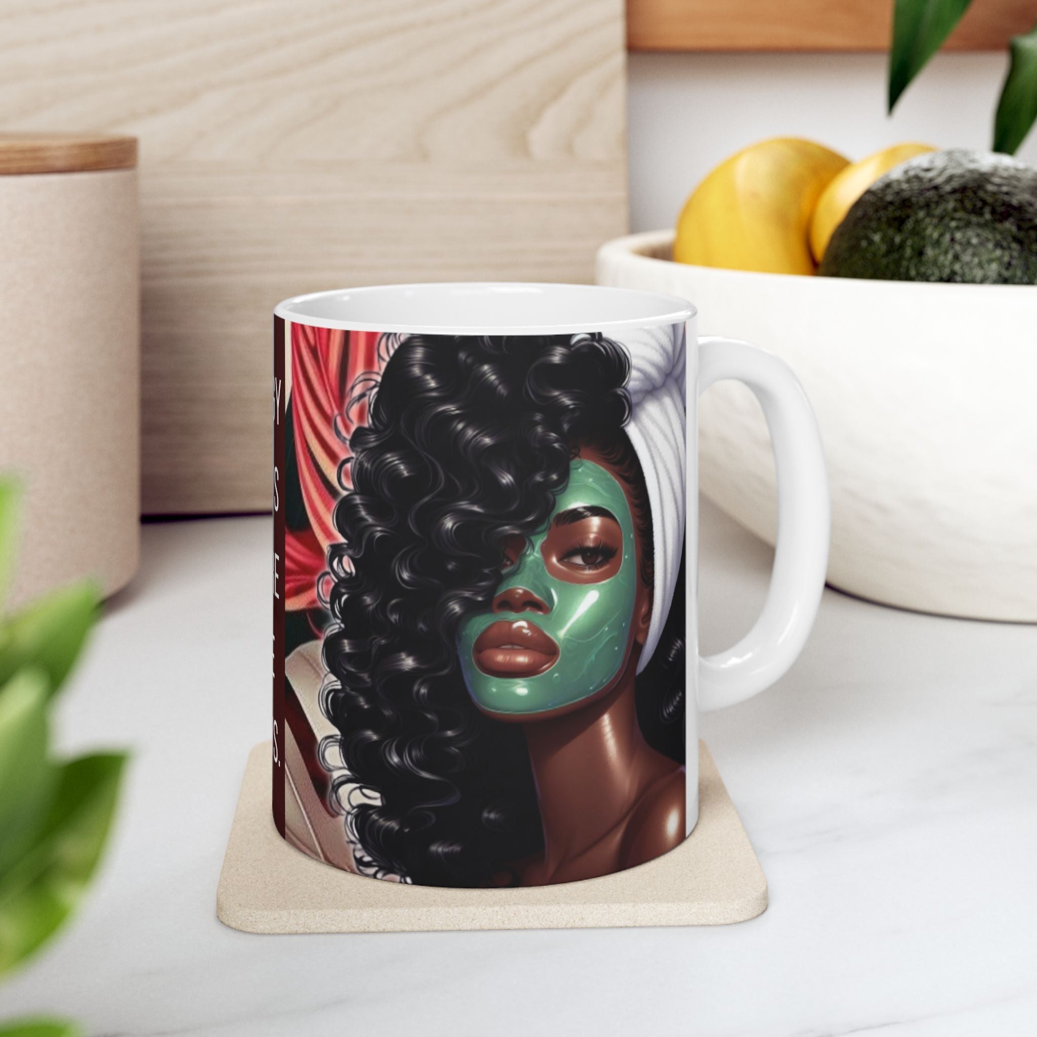 Energy Flows Where Love Grows Ceramic Mug