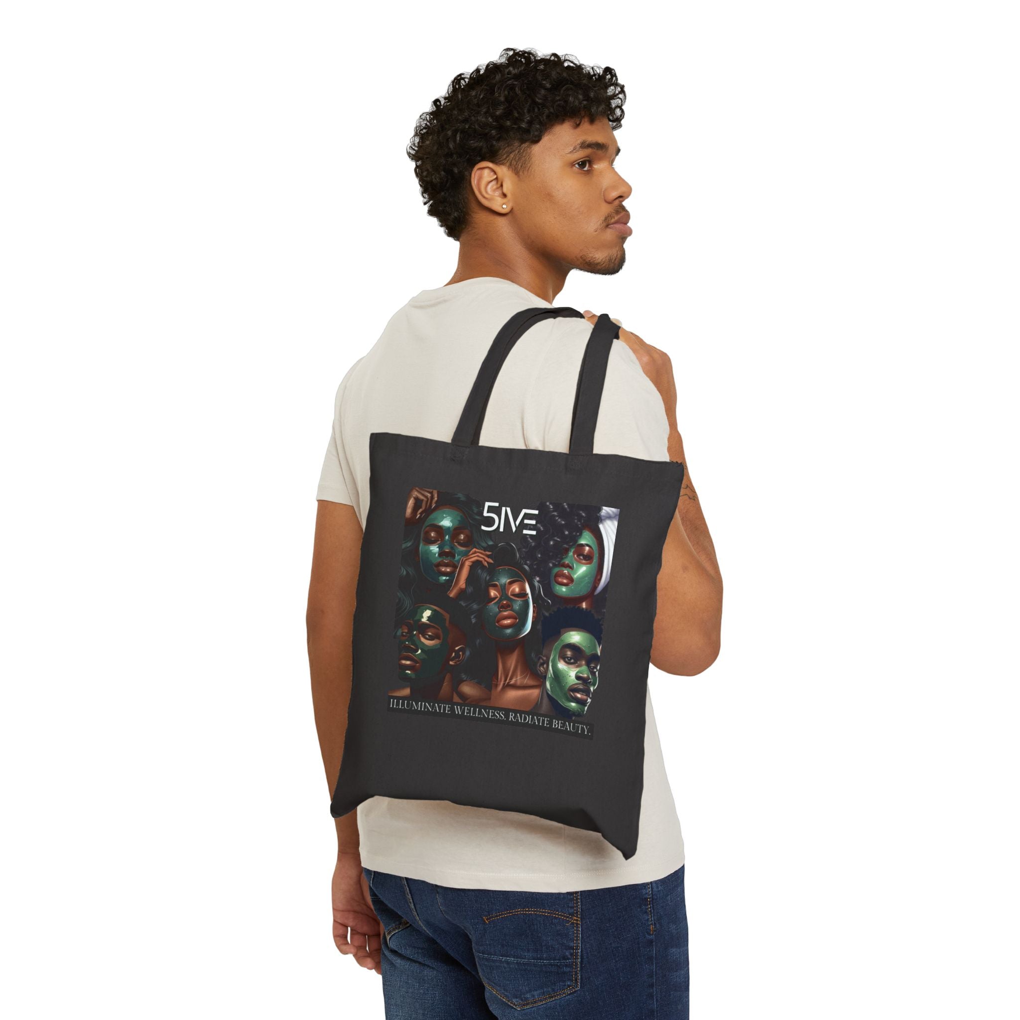 5ive Canvas Tote Bag